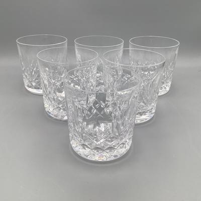 Six Waterford Crystal Rock Glasses
