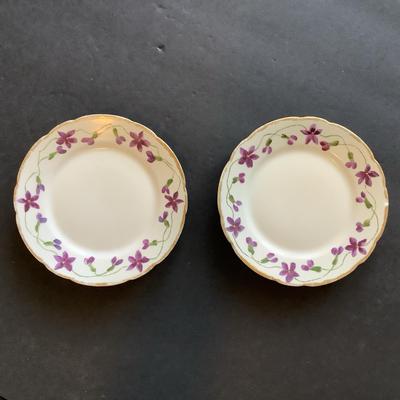 Two J.P. L. France 6.25” Plates 