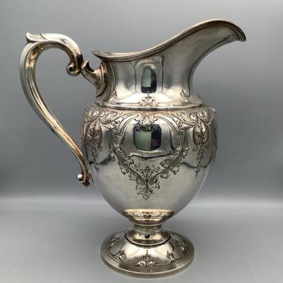 J. H. Van Gelder Sterling Silver Pitcher - 29 Ounces 