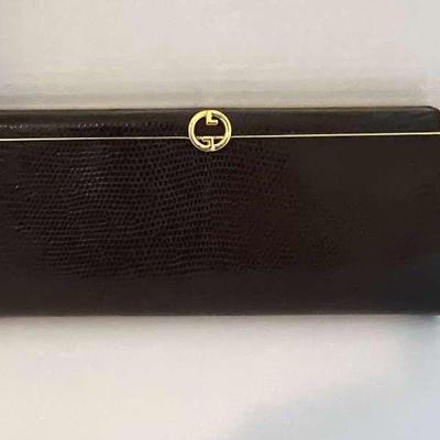 Brown Gucci Clutch Authenticated