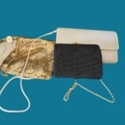 4 Vintage Whiting & Davis Bags