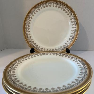 Set Of 4 Cauldon England Dinner Plates