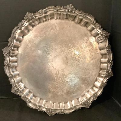 Silver Plate Serving Tray