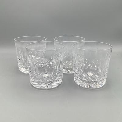 Four Waterford Crystal Rock Glasses