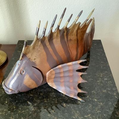 Fish Sculpture By John Cooper Ray