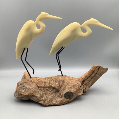 John Perry Egret Sculpture