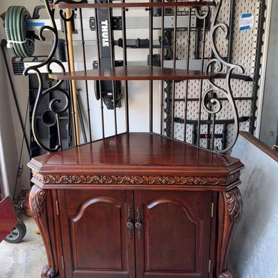 Wood Corner Cabinet