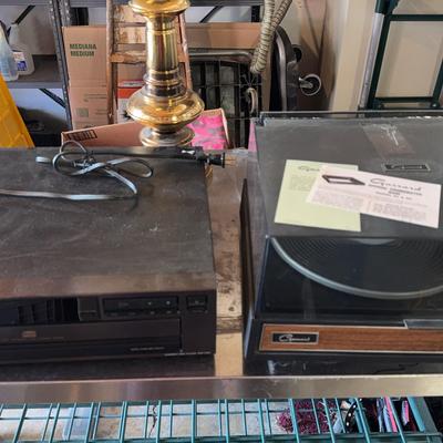 Garrard Turntable & Sony CDP-C321 5 Disc Changer