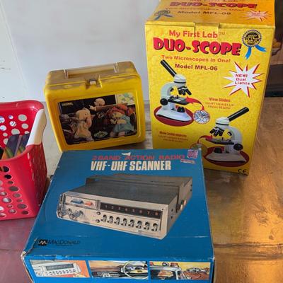 Microscope, Lunchbox, Scanner