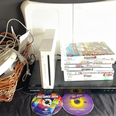 Blu-ray Player & Wii Console Including Wii Fit Balance Board & More Games