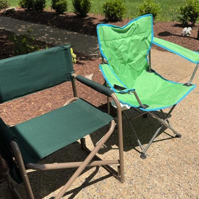 Two Collapsible Chairs