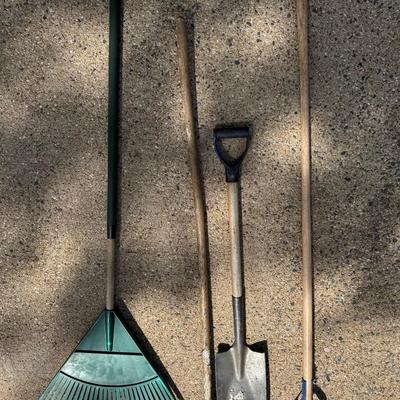 Rakes, Shovel, And Weeder