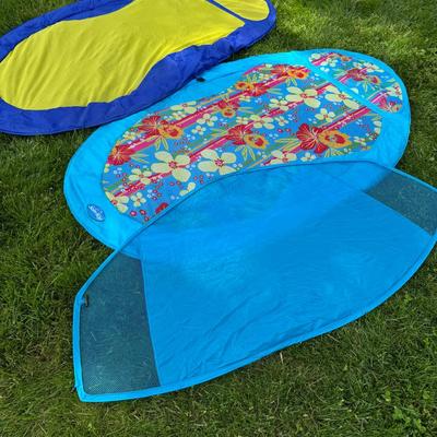 2 SwimWays Pool/Swim Floaters And 1 Wind Shade