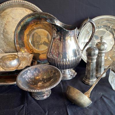 Assorted Silverplate Servingwear