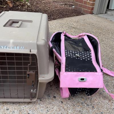 Kennel Travel Crate & Soft Travel Bag For Small Dogs or Cats