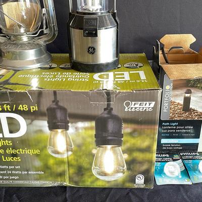 LED Hanging Lights And Landscaping Lighting 
