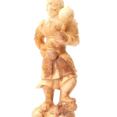 Lot 379 chinese hardstone tomb guardian