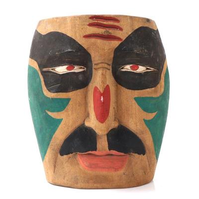 Sale Photo Thumbnail #246: Lot 249 pnw coast indian tribal mask