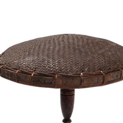 Lot 120 filipino salakot rattan and bamboo