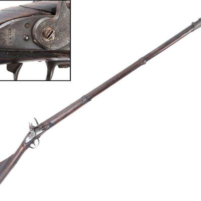Lot 76 u s. 1797 musket rifle, miles c.p.