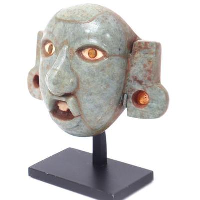 Lot 223 pre columbian maya jade mosaic mask 500 900 ce