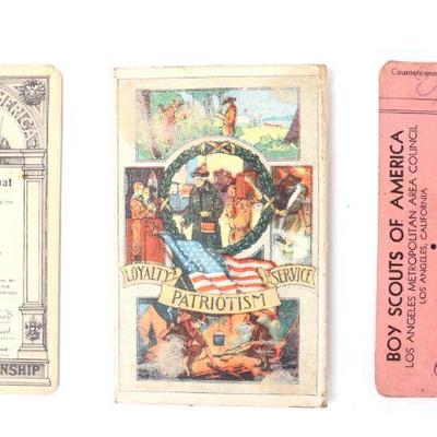 Lot 450 boy scouts of america registration cards