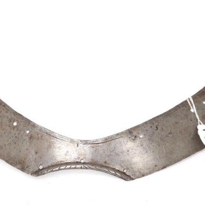 Lot 107 medieval fauld element of armour 16th 17th c.