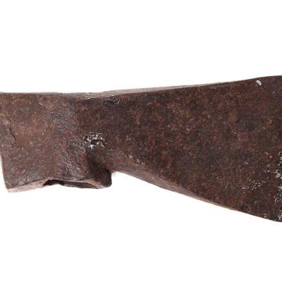 Lot 16 heavy iron axe head circa 1850s