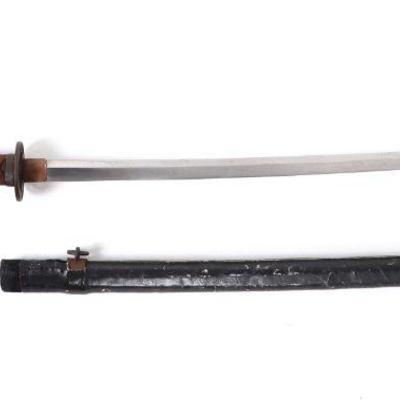 Lot 55 japanese samurai sword signed koto blade