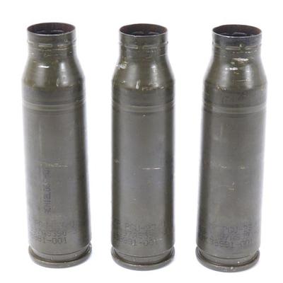 Lot 99 collection of three inert bullet casings