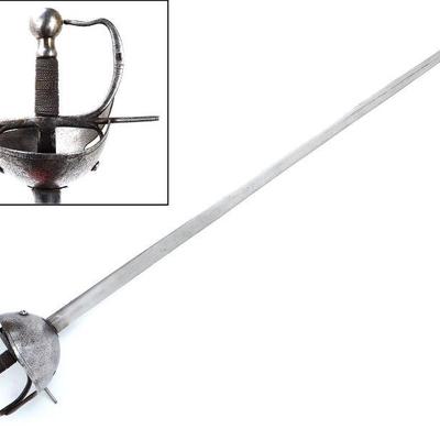 Lot 19 sail hilt' bilbao sword, 18th century