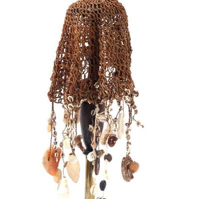 Lot 446 womans rattan shell wedding veil
