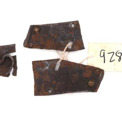 Lot 111 three armour parts 17th c.