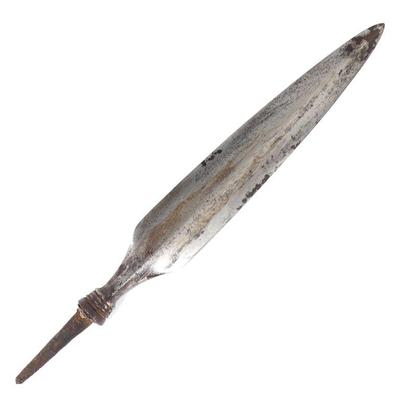 Lot 72 moro spear head philippines 19th c.
