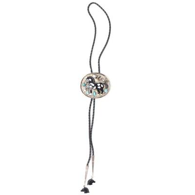 Lot 139 gorgeous authentic native american bolo tie horse
