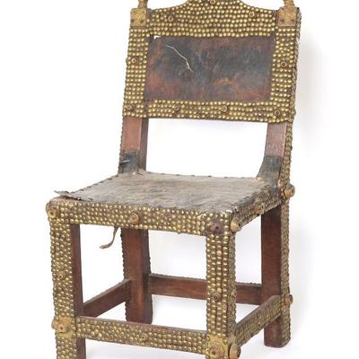 Lot 443 ashanti royal court asipim seat of power', early 20th century