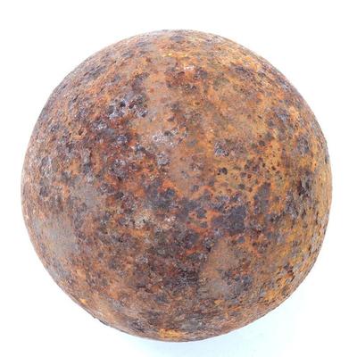 Lot 18 civil war era iron cannonball