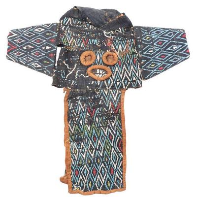 Lot 423 kuosi society elephant mask 20th century