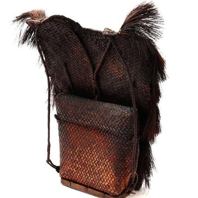 Lot 413 antique ifugao hunters backpack