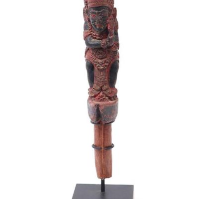 Lot 348 indonesian shaman finial decanter spout