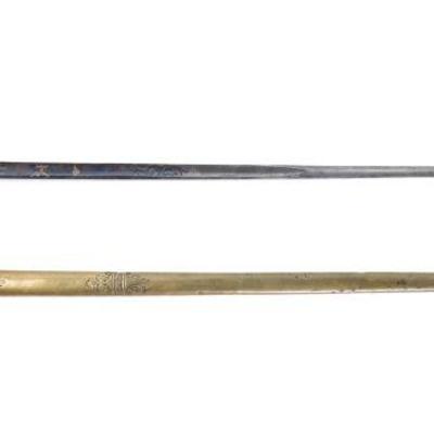Lot 6 american eagle head sword scabbard