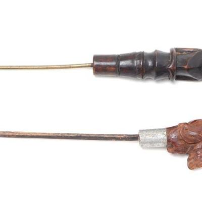 Lot 419 lot of two filipino betel nut openers