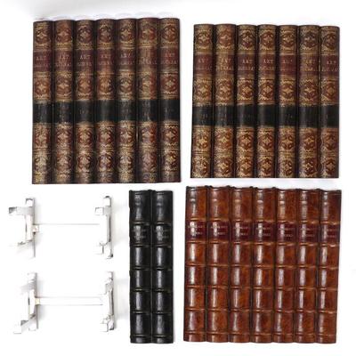 Lot 268 faux library bookends 4)