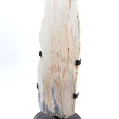 Lot 315 massive petrified wood slab on stand