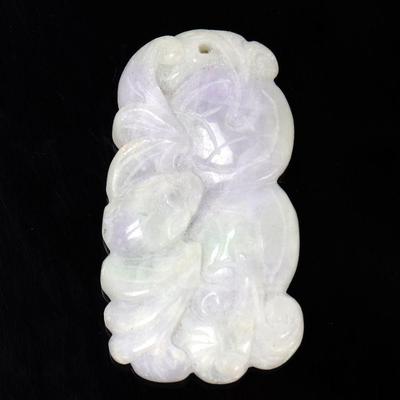 Lot 188 chinese white stone fruit pendant