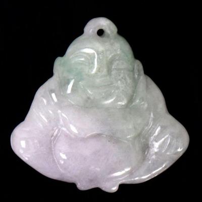 Lot 185 fine chinese buddha stone pendant