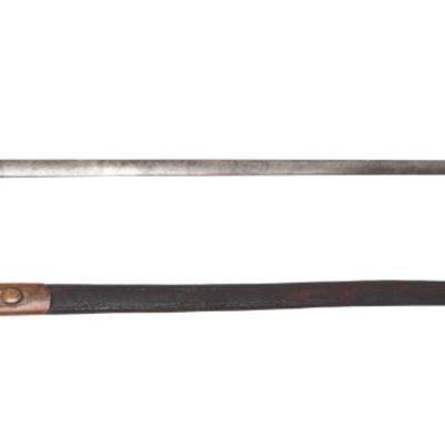 Lot 8 nco militia sword w scabbard civil war era