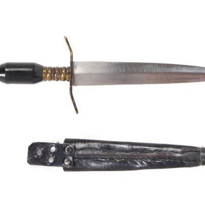 Lot 26 german wwii vintage knife w scabbard