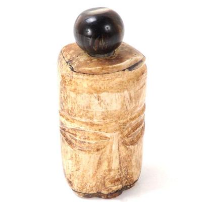 Lot 245 aboriginal bone carved snuff bottle