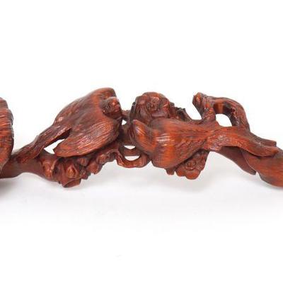Lot 384 chinese boxwood carved belt hook ruyi